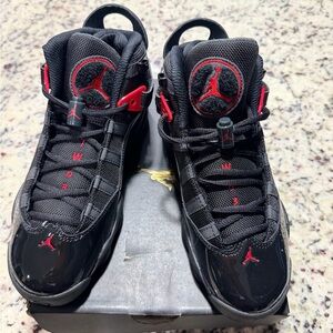 Jordan Black and Red 6 Rings